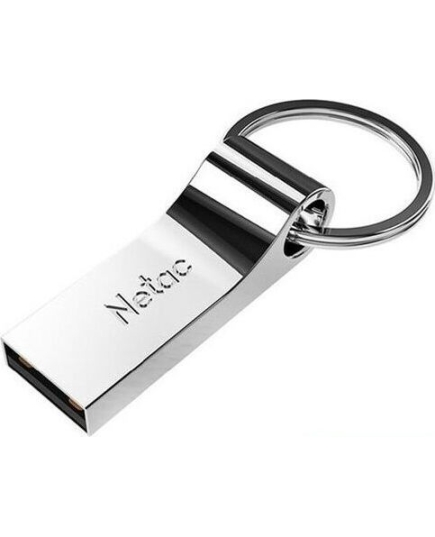 USB-флешка Netac U275 8Gb NT03U275N-004G-20SL, USB2.0, с кольцом, металлическая