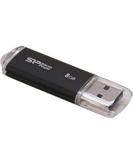 Flash Drive 8G USB 2.0 SiliconPower Ultima II Black (SP008GBUF2M01V1K)