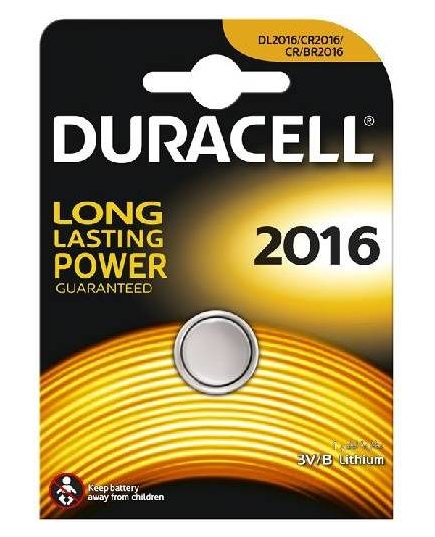 Батарейки Duracell CR2016/1BL