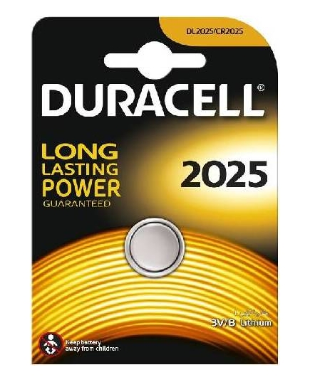 Батарейки Duracell CR2025/1BL