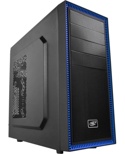 Корпус Deepcool TESSERACT BF (DP-CCATX-TSRBFBK) ATX, Black-Blue, без БП