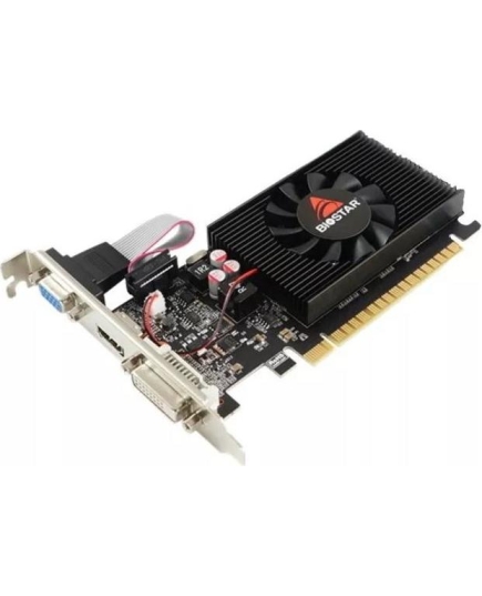 Видеокарта Biostar Nvidia GeForce GT 710 GT710-2GB D3 LP (VN7103THX6) PCI-E 2Gb 64bit DDR3 954/1333 DVIx1 HDMIx1 CRTx1 HDCP Ret low profile