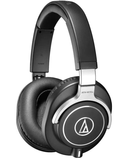 Наушники AUDIO-TECHNICA ATH-M70X, 2.5мм/3.5мм, мониторные черный