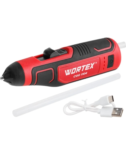 Клеевой пистолет WORTEX CGG 1104 (1334530) аккум. в упаковке