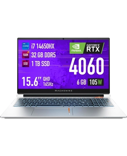 Ноутбук Machenike Aurora Star XT (JJ00GL00FRU) 15.6" Core i7 14650HX 2.2 ГГц 16 ядер 32 ГБ DDR5 1024 ГБ SSD M.2 Geforce RTX4060 (8 ГБ GDDR6) DOS