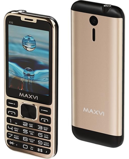 Мобильный телефон Maxvi X10 Metallic gold