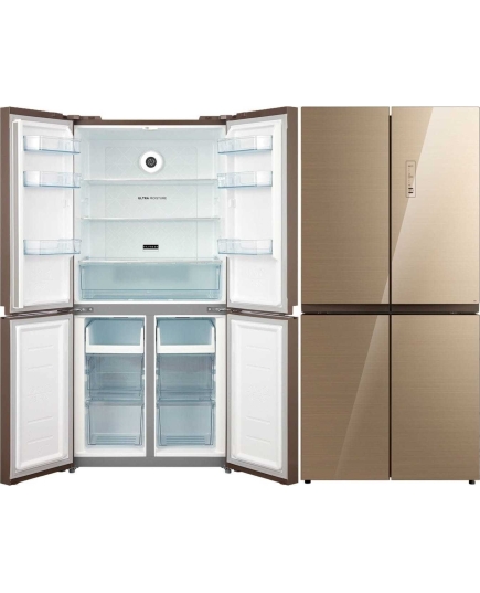 Многодверный холодильник Centek CT-1756 Beige Glass