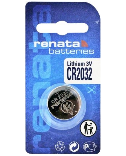 Батарейка Renata CR2032 BL1 Lithium 3V (10/300/2400)