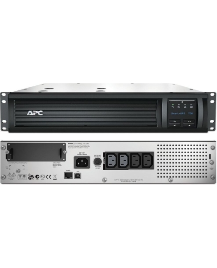 Источник бесперебойного питания APC Smart-UPS SMT750RMI2UC 500Вт 750ВА черный