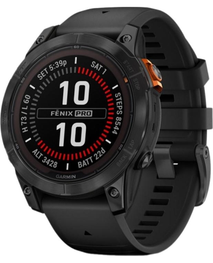 Smart-часы Garmin Fenix7 Pro Solar Edition 010-02777-01 Slate Grey/B-B