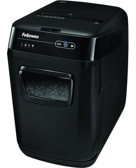 Шредер Fellowes AutoMax 150C (секр.P-4)/фрагменты/150лист./32лтр./скрепки/скобы/пл.карты/CD