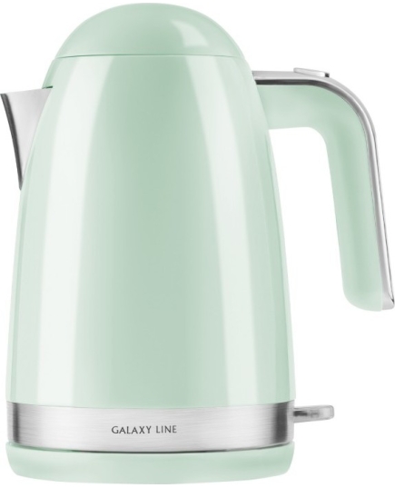 Чайник электрический с двойными стенками GALAXY LINE GL0332 (мятный) ( 2200 Вт, 1,7 л)