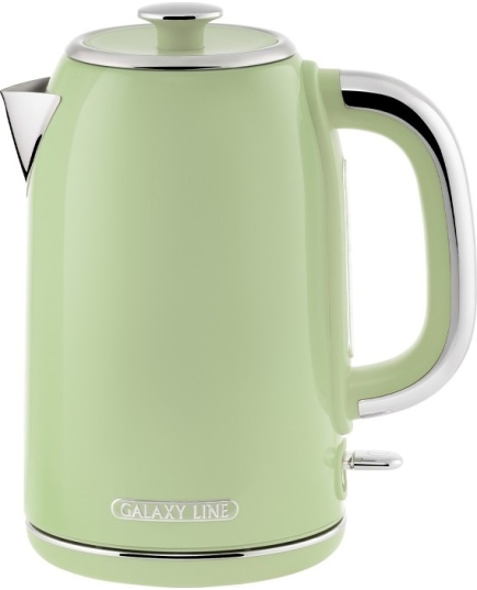 Чайник электрический GALAXY LINE GL0344 (2200 Вт, 1,7л, нерж., STRIX-контроллер)