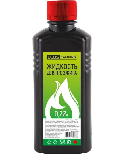 Жидкость для розжига Ecos 0,22л. 006031-SK