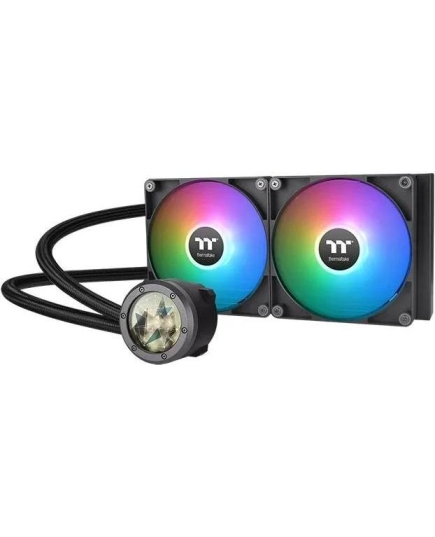 СВО Thermaltake TH280 V2 Ultra ARGB (CL-W385-PL14SW-A) Soc-AM5/AM4/1151/1200/1700 черный 4-pin 34.7dB Al+Cu LCD Ret