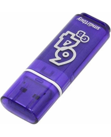 Флеш-накопитель SmartBuy 64GB Glossy Series Dark Blue