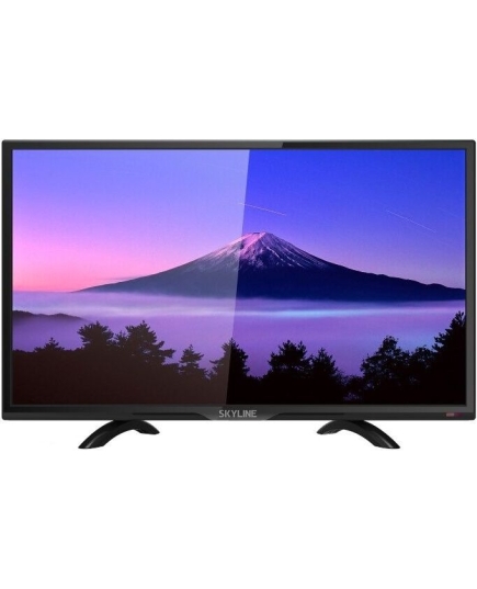 24" Телевизор SKYLINE 24YT5900 чёрный 1366x768, HD READY, 50 Гц, DVB-C, DVB-T, DVB-T2, HDMI, USB