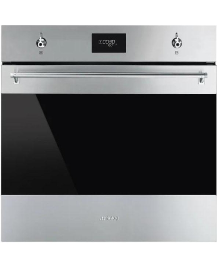 Духовой шкаф SMEG SF6301TVX Classica многофункциональный, 60см, обработка против отпечатков пальцев, нерж