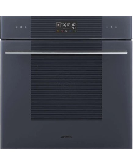 Духовой шкаф SMEG SOP6102S2PG многофункциональный с пиролизом и пароувлажнением, 60см, 12 функций, стекло Neptune grey