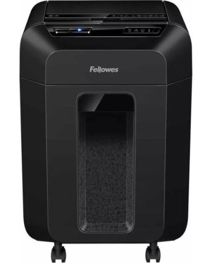 Шредер Fellowes AutoMax 80М черный с автоподачей (секр.P-4) перекрестный 80лист. 17лтр скрепки скобы пл.карты