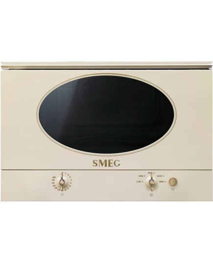 Встраиваемая микроволновая печь SMEG MP822NPO кремовый