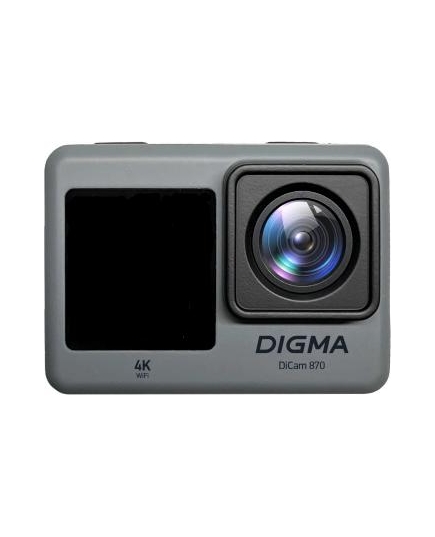 Экшн-камера Digma DiCam 870 серый