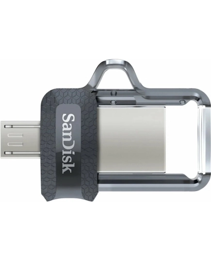 Флеш Диск Sandisk 256Gb Ultra Dual Drive SDDD3-256G USB3.0 серебристо-черный