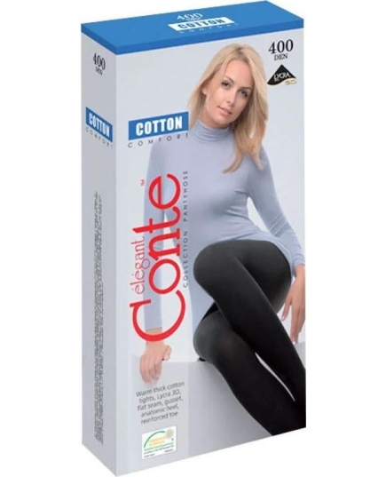 Теплые колготки из хлопка Conte Cotton Lycra (7С-25СП)