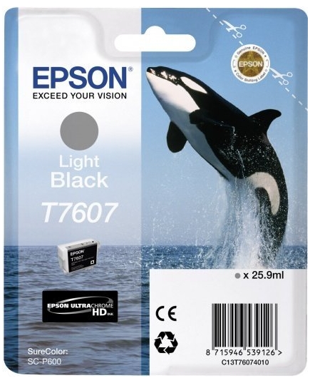 Картридж Epson C13T76074010 SureColor SC-P600 Light Black