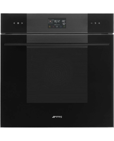 Духовой шкаф SMEG SOP6102S2PB3 Linea 60см, с паром, пиролитическая очистка, 12 программ, 68л, черный