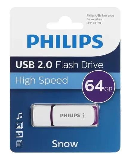 Флеш-драйв PHILIPS Snow 64GB 2.0