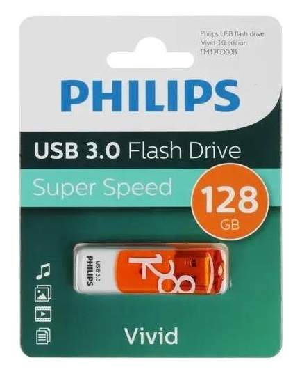 Флеш-драйв PHILIPS Vivid 128GB 3.0