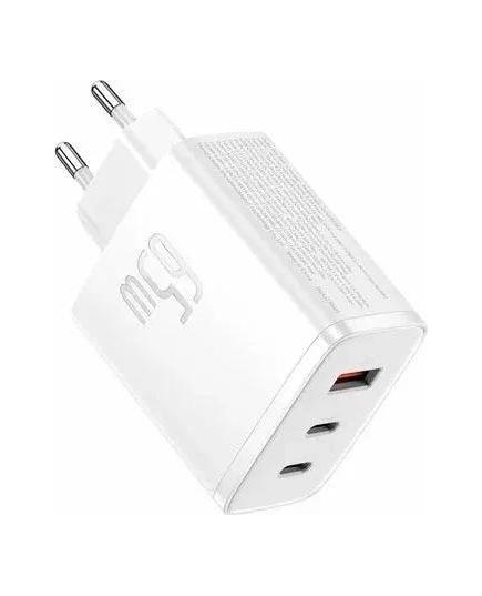 Сетевая зарядка BASEUS Cube Pro USB-C*2+A 65W White/белый