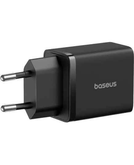 Сетевая зарядка BASEUS Cube USB-C+A 30W Black/черный