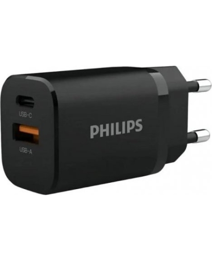 СЗУ Philips GAN PD30W+QC3.0 Black (DLP5331CB/74)