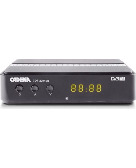 Ресивер DVB-T2 Cadena CDT-2291SB черный