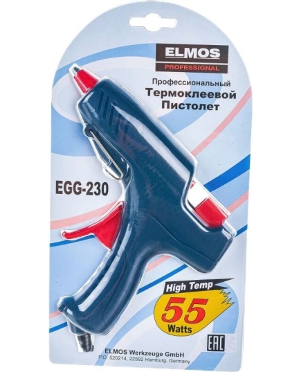 Термоклеевой пистолет ELMOS EGG 230 (e70 012) d11mm 55W