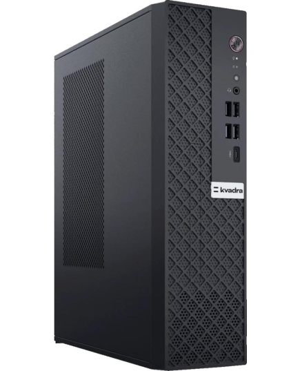 Неттоп KVADRA Tau (Y20SYSCAS201R-D5F6C8) SFF, i5-13400, 8GB DDR4 3200, SSD 512Gb, Intel Internal Graphics, noDVD, no keyboard  no mouse, Black, noOS