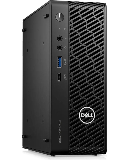 ПК DELL Precision 3260-7241 Compact, Intel Core i7 13700, DDR5 32ГБ, 1ТБ(SSD), NVIDIA Quadro RTX 3000 - 6 ГБ, CR, Windows 11 Professional черный