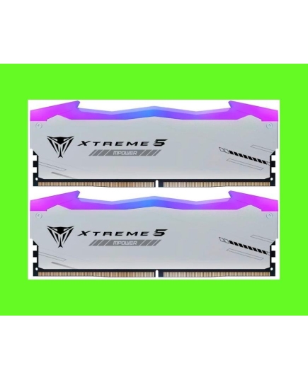 ОЗУ PATRIOT Xtreme 5 RGB Mpower (PVXR532G80C38KM) DDR 5 DIMM 32Gb (16Gbx2) 8000Mhz, (retail)