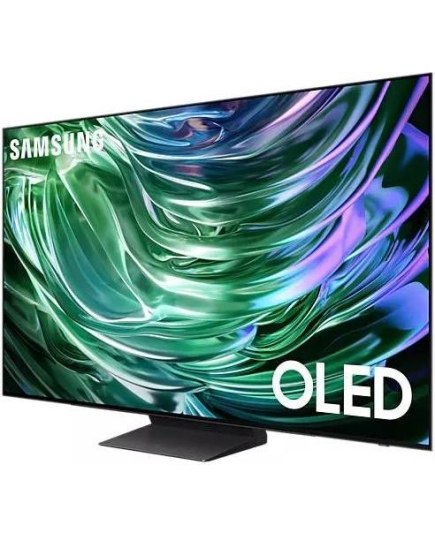 77" Телевизор Samsung QE77S90DAEXRU QLED черный титан 3840x2160, 4K Ultra HD, 144 Гц, Wi-Fi, Smart TV, Tizen OS