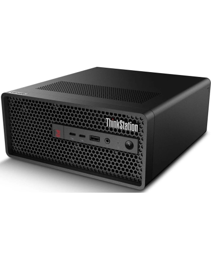 Неттоп Lenovo ThinkStation P3 Ultra (30HBS64500) Intel Core i7 14700, DDR5 16ГБ, 512ГБ(SSD), NVIDIA T400 - 4 ГБ, CR, Windows 11 Professional, черный