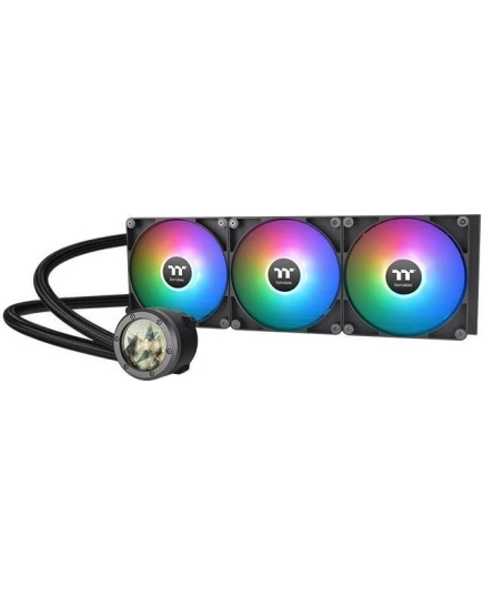 СВО Thermaltake TH420 V2 Ultra ARGB (CL-W386-PL14SW-A) Soc-AM5/AM4/1151/1200/1700 черный 4-pin 34.7dB Al+Cu LCD Ret