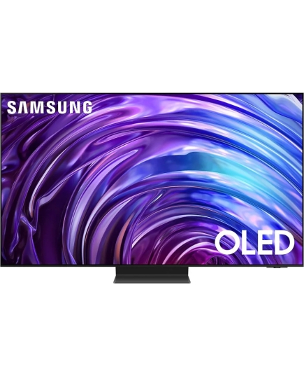 65" Телевизор Samsung QE65S95DAUXRU OLED черный 3840x2160, 4K Ultra HD, 144 Гц, Wi-Fi, Smart TV, Tizen OS