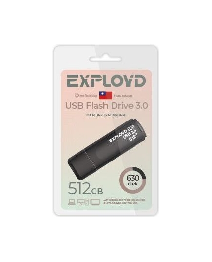 USB-флешка EXPLOYD EX-512GB-630-Black USB 3.0