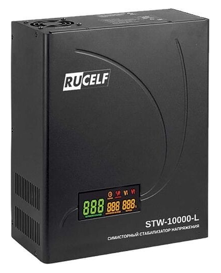 Стабилизатор напряжения Rucelf STW-10000-L черный