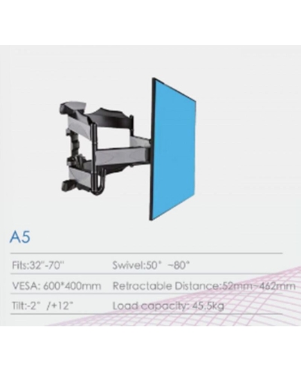 50"-100" Кронштейн наклонно-поворотный для ТВ A5 (S442)