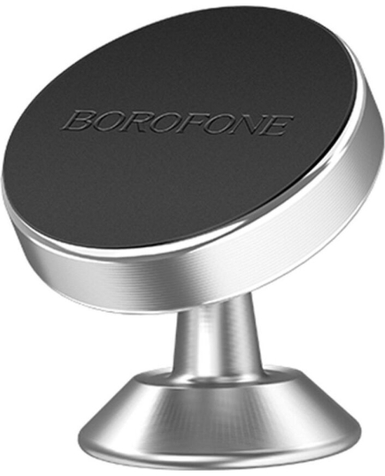 Автомобильный держатель BOROFONE BH5 Platinum, магнитный, на приборную панель, серебристый