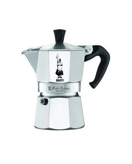 Кофеварка Bialetti Moka Express 0.12л алюминий серебристый (1162)