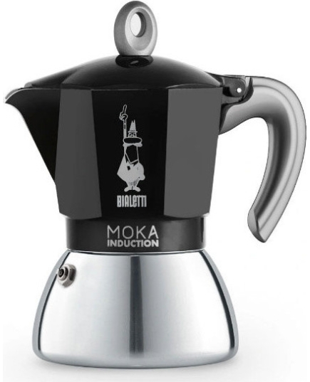 Кофеварка Bialetti Moka Induction 0.27л нерж.сталь черный (6936)